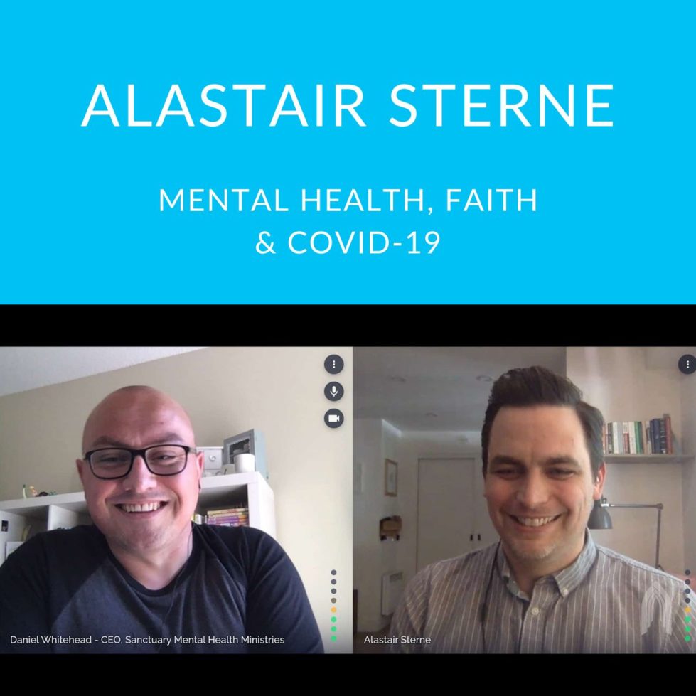 Daniel Whitehead interviewing Alastair Sterne on Zoom