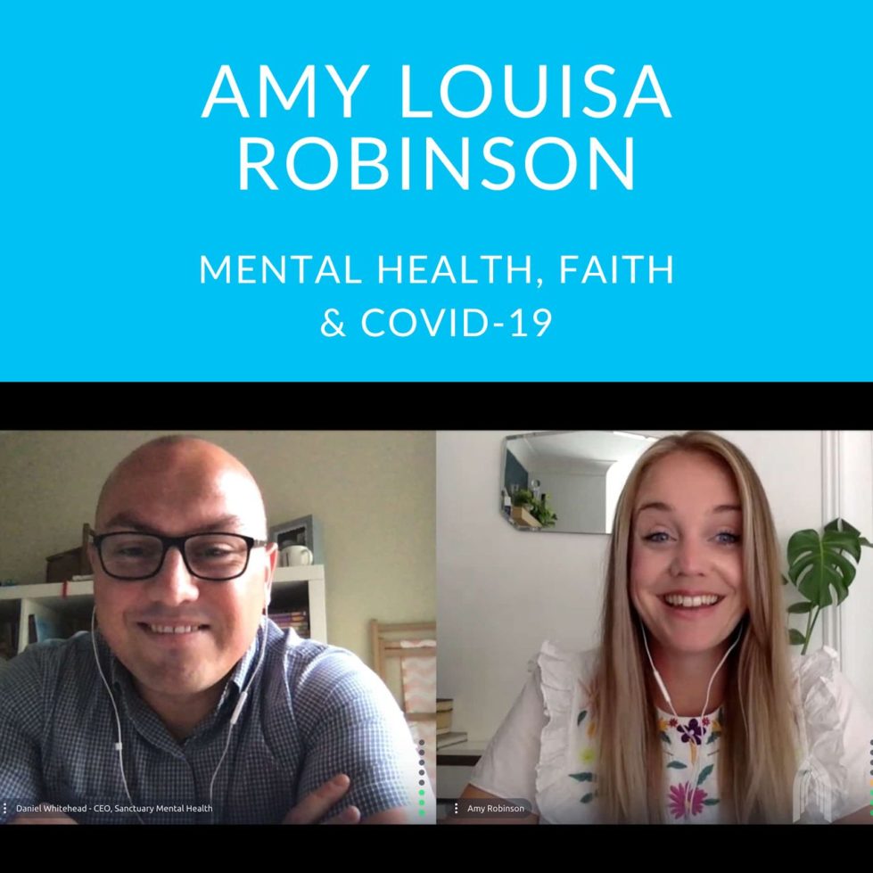 Daniel Whitehead interviewing Amy Robinson on Zoom