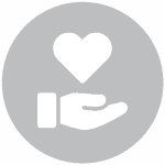 a hand holding a heart